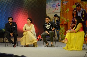 Akhil Promotes 100 Days of Love Movie